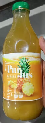 Pur jus d'ananas Leader Price 1 L, code 3263857101529