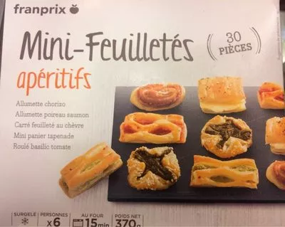 Mini-feuilletés aperitif Franprix , code 3263858402816