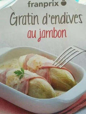 Endives au jambon Franprix 280g, code 3263858675111