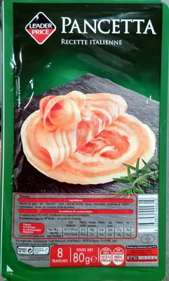 Pancetta Leader Price 80 g, code 3263859444310