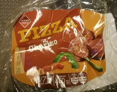 Pizza Chorizo Leader Price 450 g, code 3263859473211