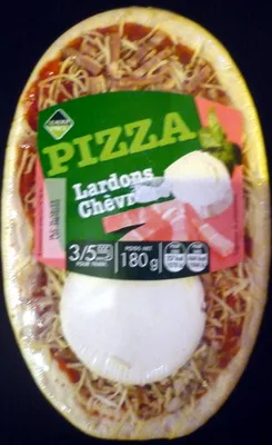 Pizza Lardons Chèvre Leader Price 180 g, code 3263859474713