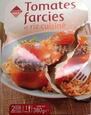 Tomates farcies et riz cuisiné Leader Price 380 g (1 Pers.), code 3263859491116