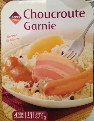 Choucroute garnie Leader Price 370 g, code 3263859494513