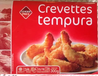 Crevettes Tempura Surgelées Leader Price 300 g, code 3263859830618