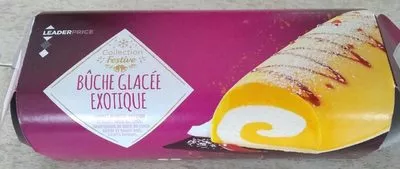 Bûche glacée exotique Leader Price , code 3263859956912