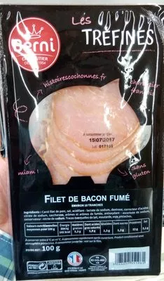 Filet de bacon fumé Berni 100 g, code 3264057551961