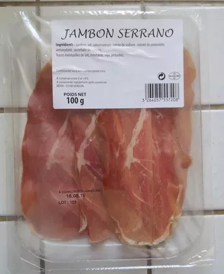 Jambon Serrano Berni 100 g, code 3264057557208