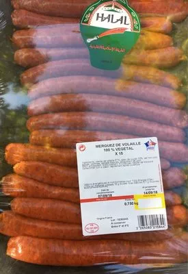 Merguez de volaille  0,750 kg, code 3265080215844