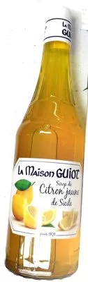 Sirop de citron jaune de Sicile La Maison Guiot 70 cl, code 3265261231601