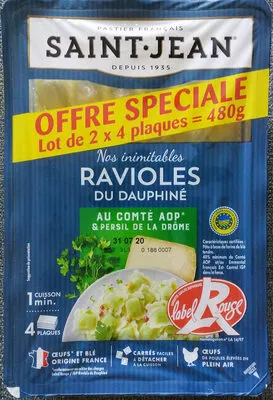 Ravioles du Dauphiné au comté Saint Jean 480 g, code 3266140062132