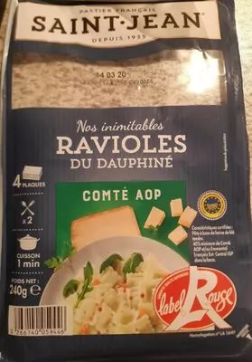 Nos inimitables Ravioles du Dauphiné Saint Jean 240 g, code 3266140461300