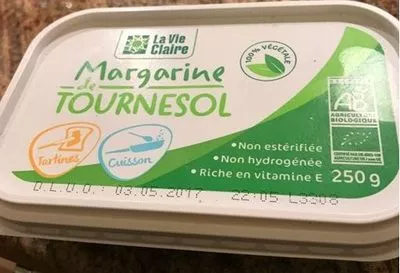 Margarine De Tournesol La Vie Claire 250 g, code 3266191011110