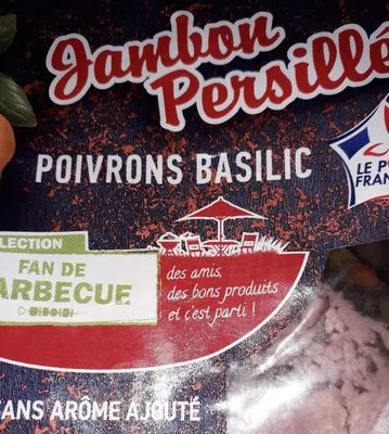 Jambon persillé poivrons basilic  200 g, code 3266470070036