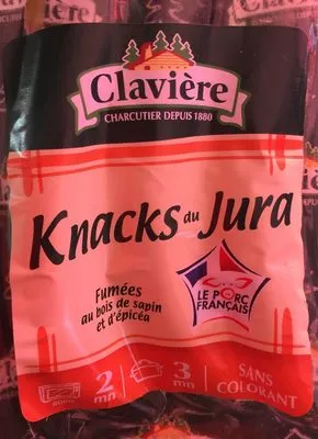 Véritables Knacks du Jura Clavière 240 g, code 3266470108715