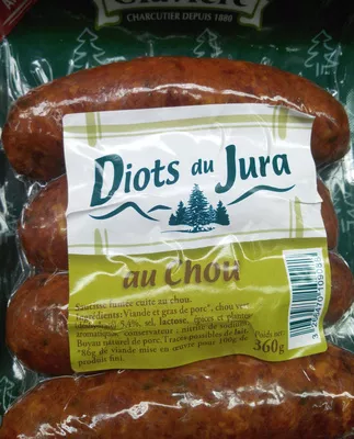 Diots du Jura au Chou Clavière 360 g, code 3266470109088