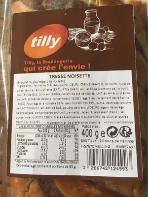 Tresse noisette Tilly 400 g, code 3266742124993