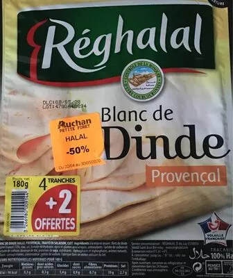 blanc de dinde provençal Réghalal , code 3266980009144