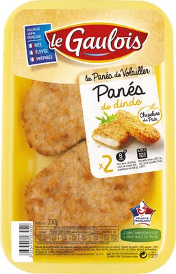 Panés de dinde x2 Le Gaulois 200 g, code 3266980043827