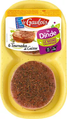 Le tournedos de cuisse de dinde Le Gaulois 250 g, code 3266980147457