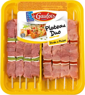 Plateau Duo de brochettes Le Gaulois 760 g, code 3266980551353