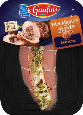 Filet mignon de dinde farci aux marrons Le Gaulois 430 g, code 3266980878849