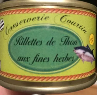 Rillettes de thon aux fines herbes Conserverie Courtin 65 g, code 3268260000551