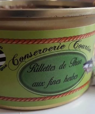 Rillettes de Thon aux fines herbes Conserverie Courtin 130 g, code 3268260000698