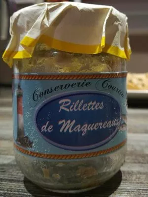 Rillettes de maquereaux Conserverie Courtin 80 g, code 3268260006072