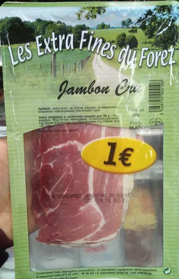 Jambon cru Les Extra Fines du Forez 60 g, code 3268750004106