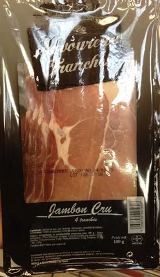 Jambon cru Savoureux Tranchés 100 g, code 3268750005608