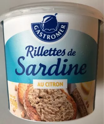 Rillettes de Sardine au citron Gastromer , code 3269660009243