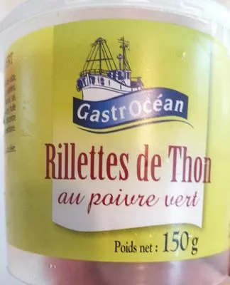 Rillettes de thon au poivre vert Gastrocean 150 g, code 3269660009328