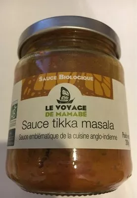 Sauce tikka masala Le voyage de Mamabé 200 g, code 3269714300111