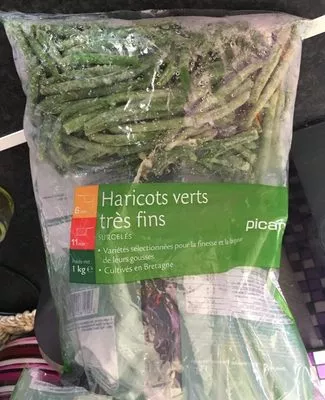 Haricots Verts Très Fins Picard 1 kg e, code 3270160021475