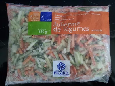 Julienne de légumes surgelée Picard 450 g, code 3270160110155