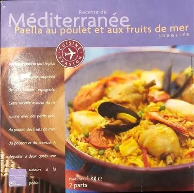 Paella au poulet et aux fruits de mer Picard 1kg, code 3270160291724