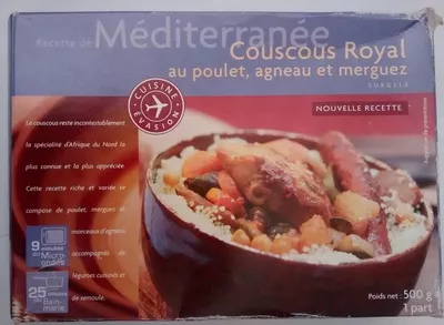 Couscous Royal au poulet, agneau et merguez Picard, Cuisine Evasion 500 g, code 3270160399802