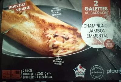 Galette au sarrasin, Champignon Jambon Emmental Picard 250 g e, code 3270160471966