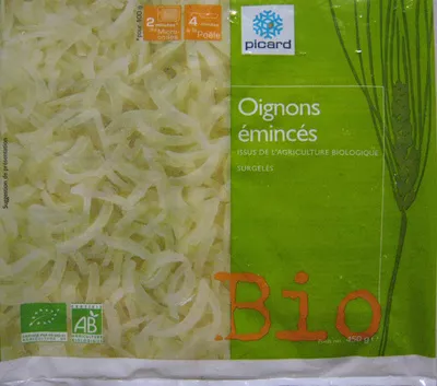 Oignons émincés Bio Picard 450 g, code 3270160504800