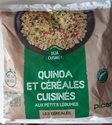 Quinoa et céréales cuisinés / légumes Picard 600 g, code 3270160591763