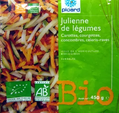 Julienne de légumes Bio Picard 450 g, code 3270160597123