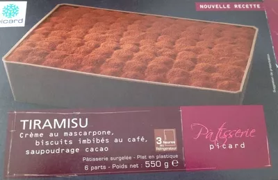 Tiramisu Picard 550 g (6 parts), code 3270160664245