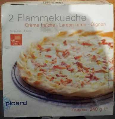 2 Flammekueche Picard 2 * 120 g (240 g), code 3270160714933