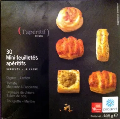 30 Mini-feuilletés apéritifs - surgelés 405 g Picard 405 g (30 pièces), code 3270160716753