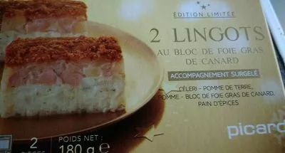 Lingots au bloc de Foie Gras Picard 180 g e, code 3270160729395