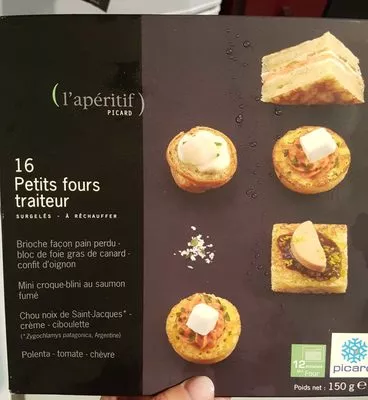 16 Petits Fours Traiteur Picard 150 g e, code 3270160839360