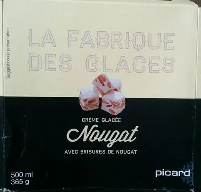 Crème glacée Nougat Picard 500 ml (365 g), code 3270160840670