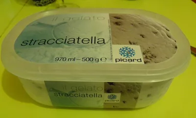 il gelato stracciatella Picard Picard 500 g ou 970 ml, code 3270160849352