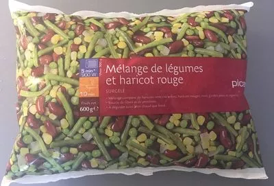 Mélange de Légumes et Haricot Rouge Picard 600 g e, code 3270160876358